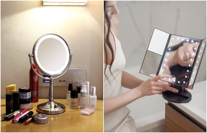 There are many options for makeup mirrors.