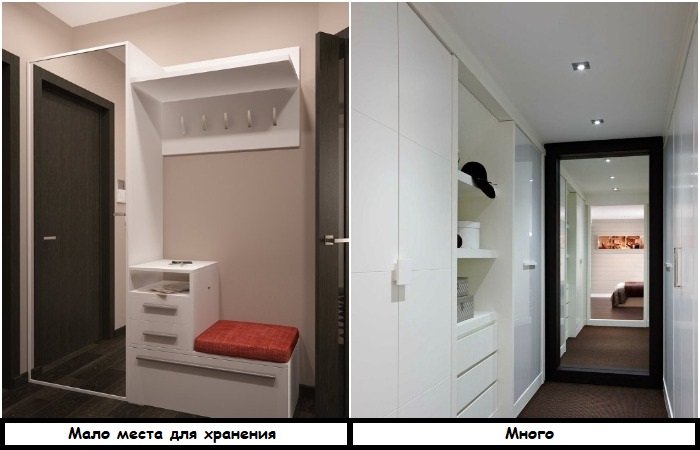 Устанавливайте шкаф до потолка