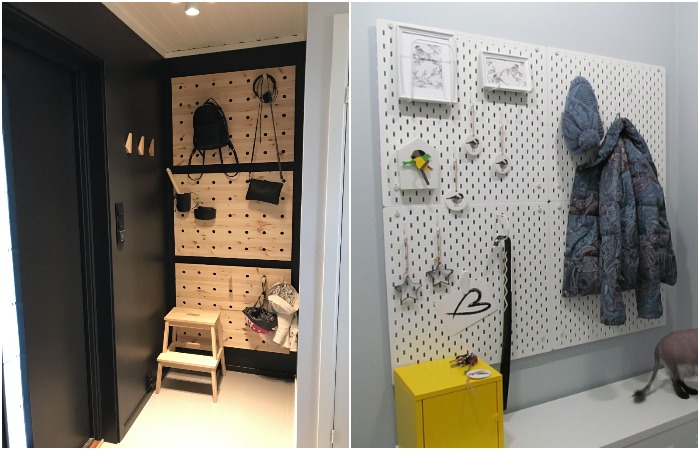 Разные варианты пегборда