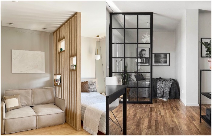 Два варианта перегородок для маленькой квартиры Два варианта перегородок для маленькой квартиры