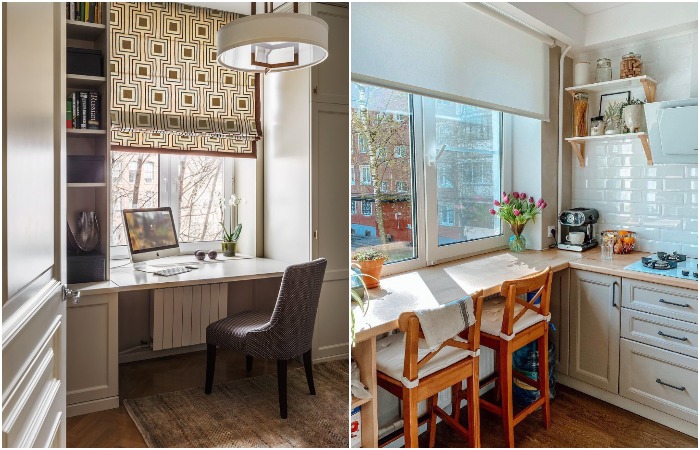 Подоконник можно использовать для работы Подоконник можно использовать для работы