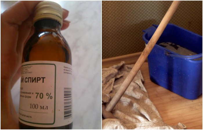 Медицинский спирт сделает полы гораздо чище