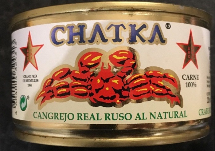 Крабовые консервы под знаменитым названием «CHATKA». / Фото: zabnalog.ru