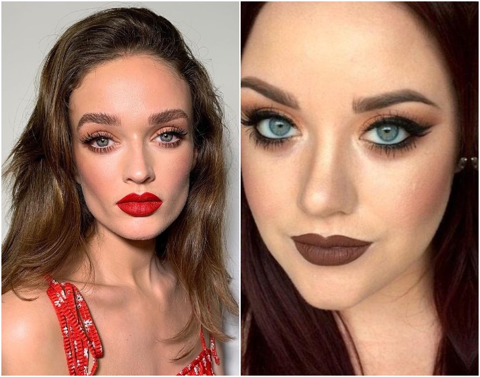 Оба варианты помады будут красиво смотреться