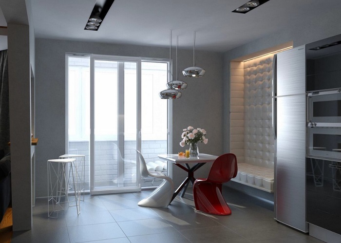 Стиль хай-тек в хрущевке