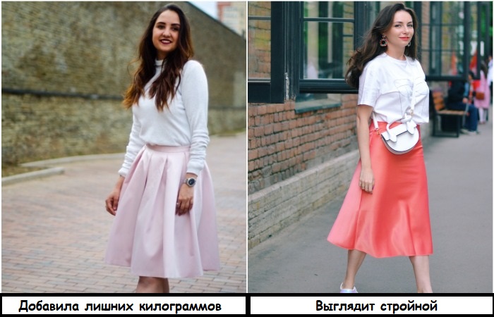 Выбирайте правильный материал и длину юбки