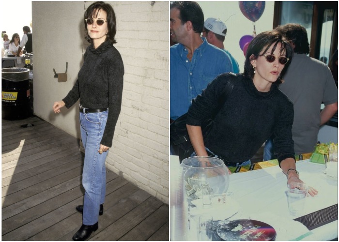 Джинсы + водолазка + черный ремень Джинсы + водолазка + черный ремень