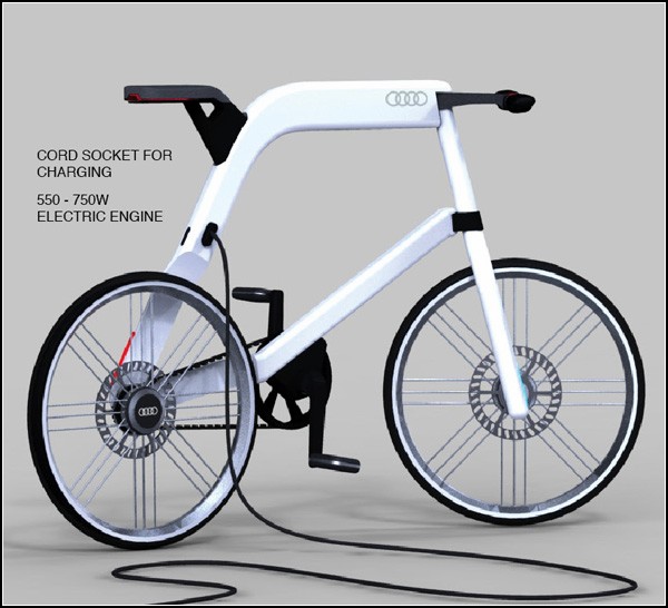 Два колеса Audi: городской велосипед на аккумуляторах