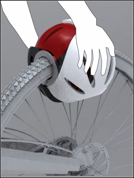 Велосипедный шлем-замок против угона: Head-Lock