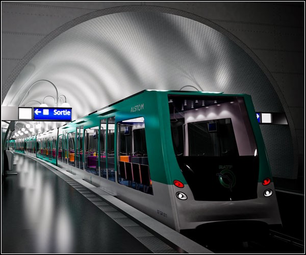 Проект редизайна поездов парижского метро