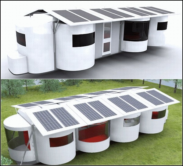 Солнечный караван из домов-модулей