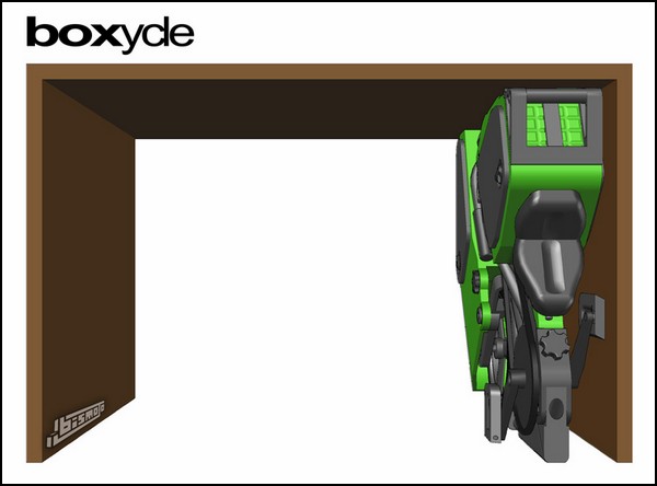 Квадрат скорости: складной скутер Boxycle