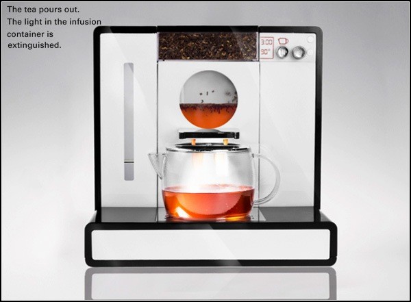 Настоящий чай для офиса: чаеварка-концепт Tesera