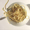 Стул-вилка со спагетти -1
