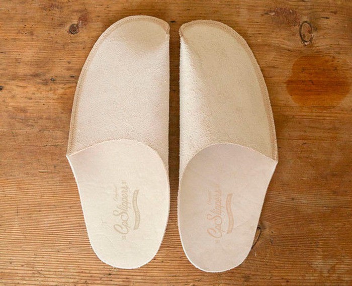  Роскошные домашние тапочки из кожи CP Slippers