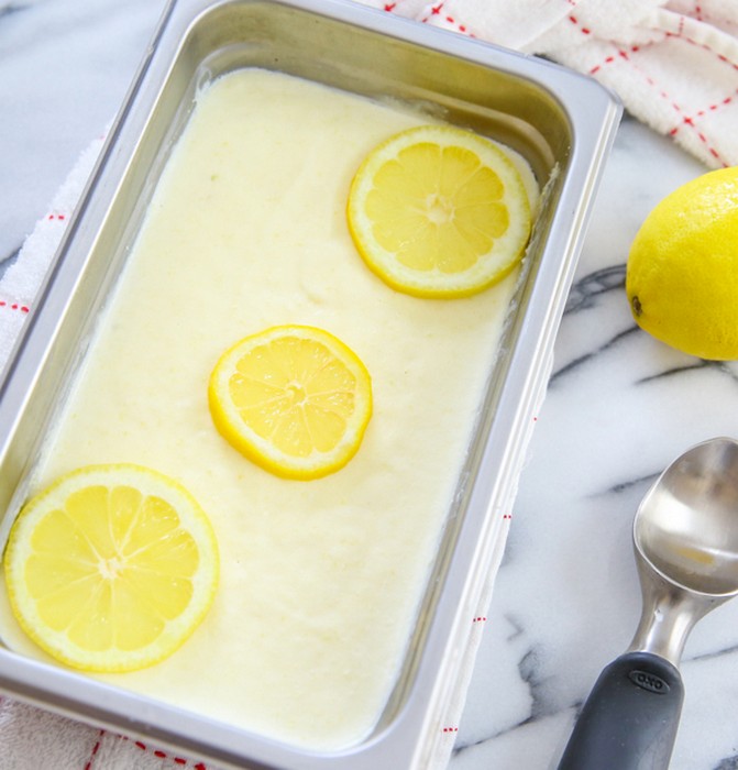 Готовим вкусное лимонное мороженое всего из трёх ингредиентов