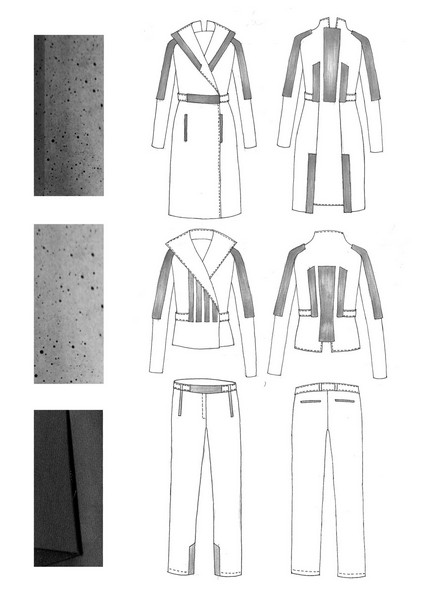Одежда и аксессуары из бетона от Ivanka Studio