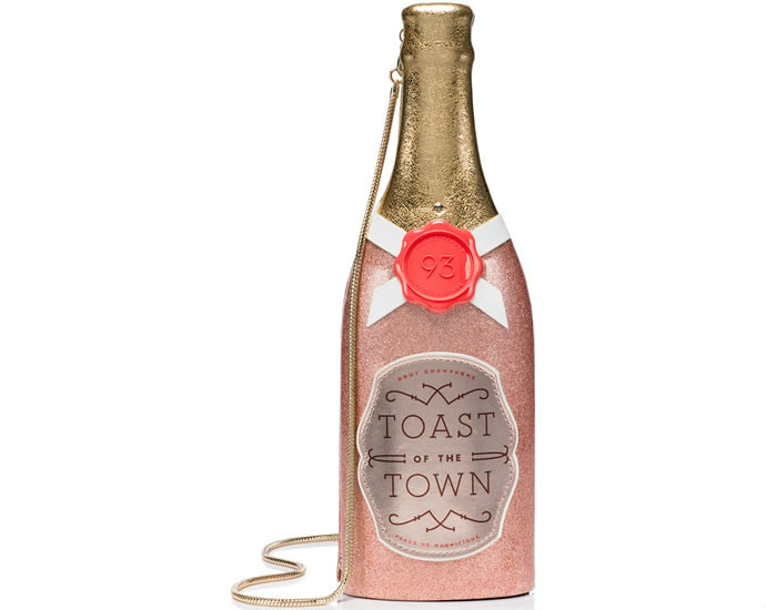 Новогодние сумочки-шампанское от Kate Spade