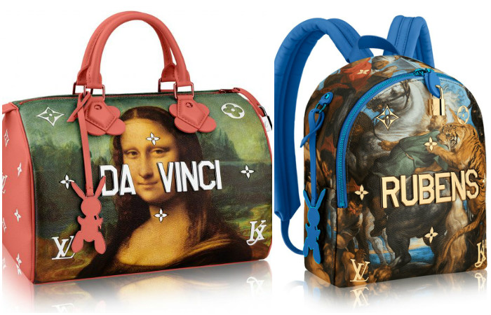 «Классическая» коллекция сумок от Louis Vuitton и Джеффа Кунса