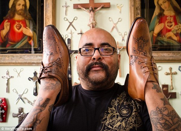 Татуированная обувь от знаменитого мастера Henry Hate