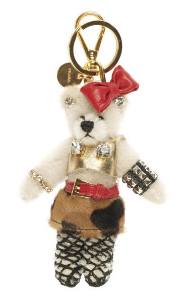 Медведи-рокеры на брендовых брелоках из коллекции Prada Trick Bear