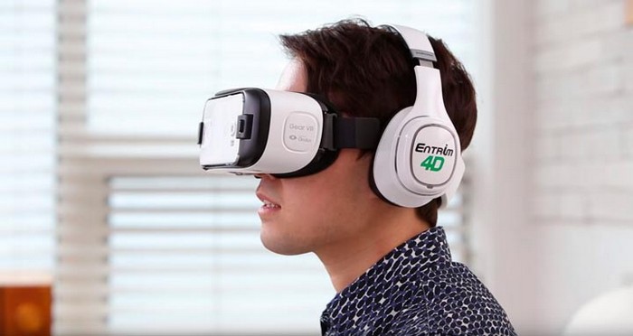 Наушники «виртуальной реальности» Samsung Entrim 4D