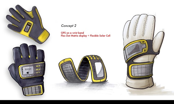 Технологичные горнолыжные перчатки TRI Smart Skiing system