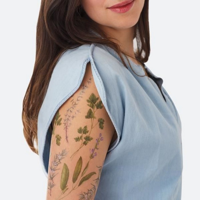 Нежные татуировки от Tattly Tattoos с приятным запахом, с которыми и духи не нужны 