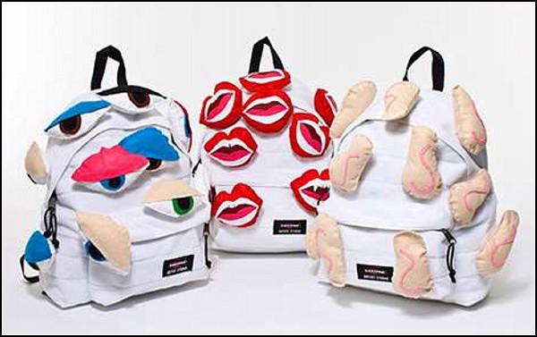 Обзор самых необычных рюкзаков: дизайнерские рюкзаки с частями тела