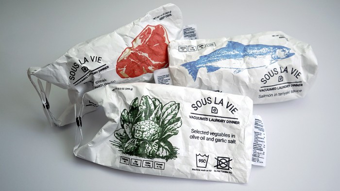 Новая идея полуфабрикатов Sous La Vie или как приготовить еду в стиральной машинке