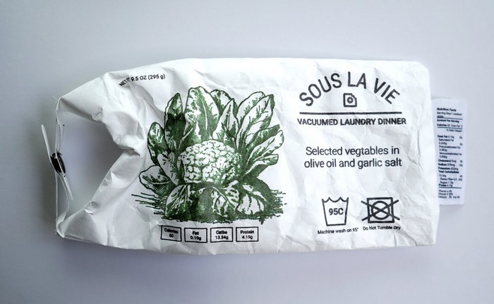 Новая идея полуфабрикатов Sous La Vie или как приготовить еду в стиральной машинке