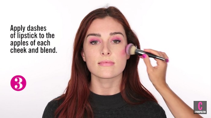 Как сделать быстрый макияж с помощью только одного косметического средства