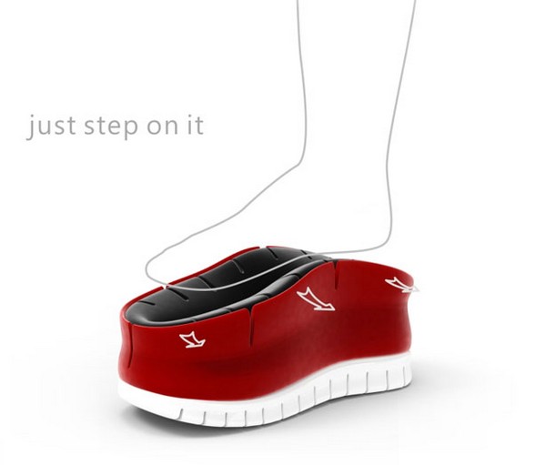 Концептуальная обувь Fully Open Shoe избавит от завязывания шнурков