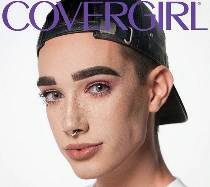 Джеймс Чарльз – первое мужское лицо косметического бренда CoverGirl