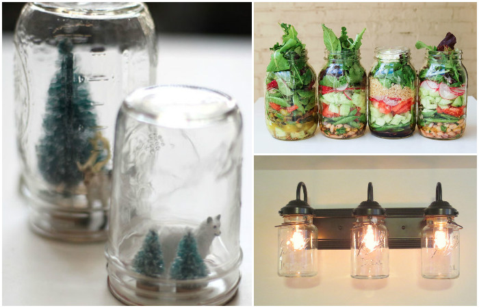 Как использовать стеклянные бутылки: 20 крутых идей