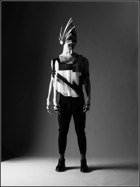 Одежда из бумаги + модная фотосессия= проект Mono Юка Фэя (Yik Fei )