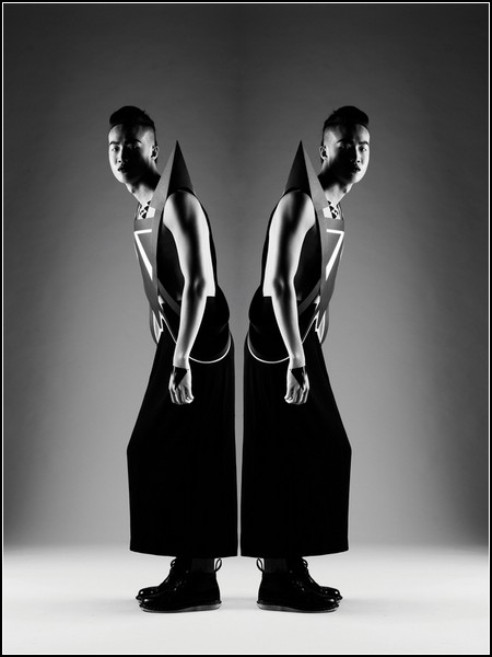 Одежда из бумаги + модная фотосессия= проект Mono Юка Фэя (с)