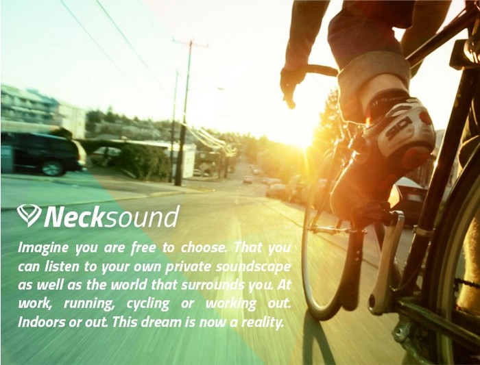 Necksound – самые удобные «наушники», которые оставляют уши свободными