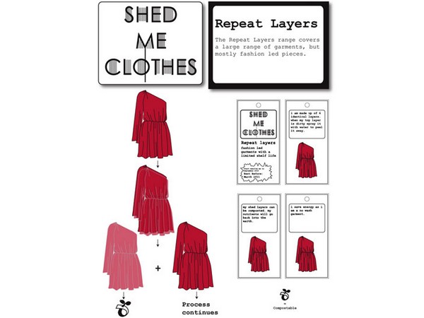 Концепт «линяющей» одежды Shed Me