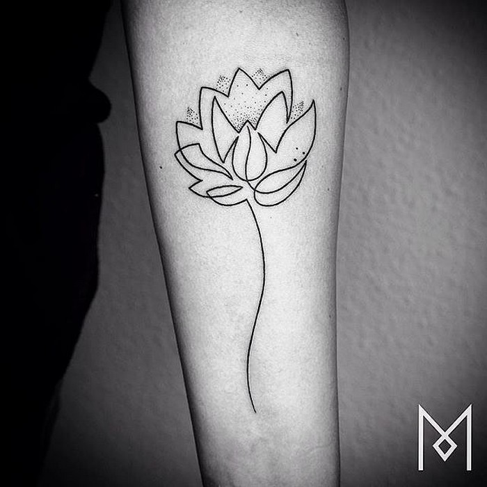Простые татуировки Mo Ganji: все работы художника выполнены в единственном цвете, но это не делает их менее интересными