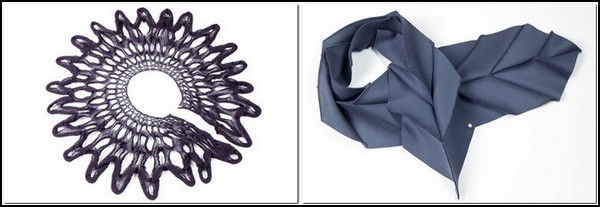 Мини-коллекция «математических» женских шарфов от Дианы Инг (Diana Eng)