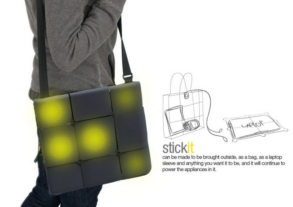 Stick It – сумочка, которая питается «солнечной» энергией