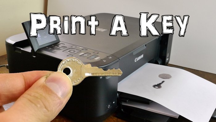 Как «распечатать» любой ключ на принтере