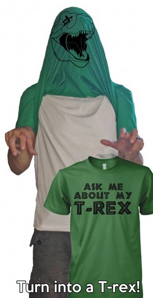 «Ask Me About my T-rex»: футболки для гиков, вечеринок и пикапа