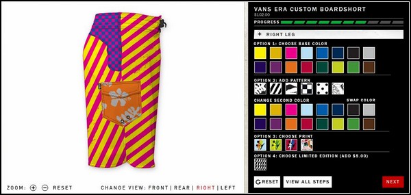 Бренд Vans позволит своим поклонникам заказать оригинальные летние шорты собственного дизайна