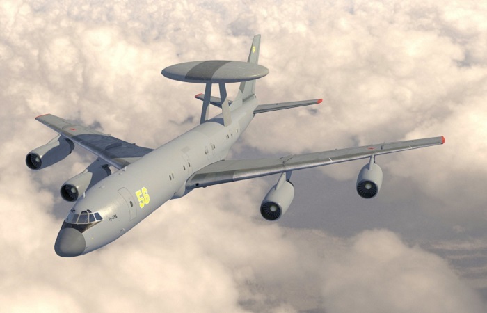 Первый советский самолет ДРЛО Ту-126 «Лиана». Фото: hdpic.club