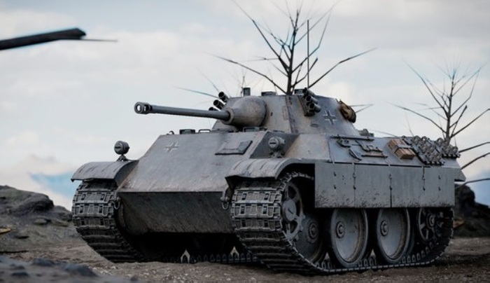 Экспериментальный танк VK 1602 Leopard/ Фото: turbosquid.com