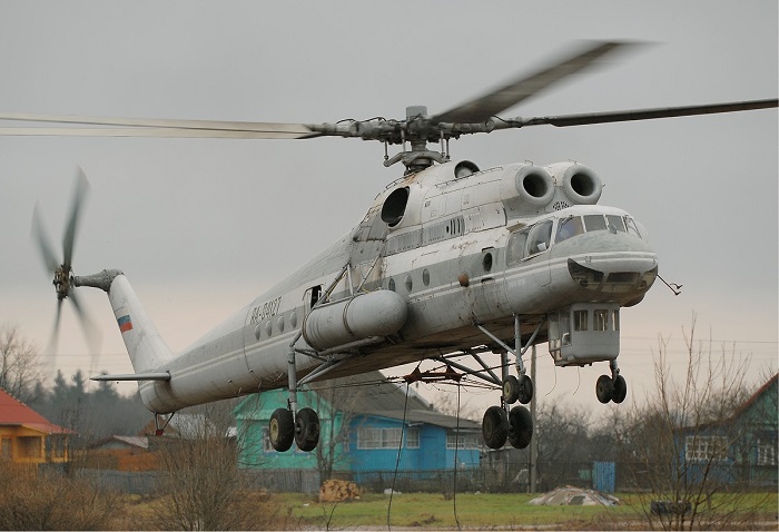 В Ми-10 отсутствуют грузовой отсек и фюзеляж/ Фото: wikipedia.org