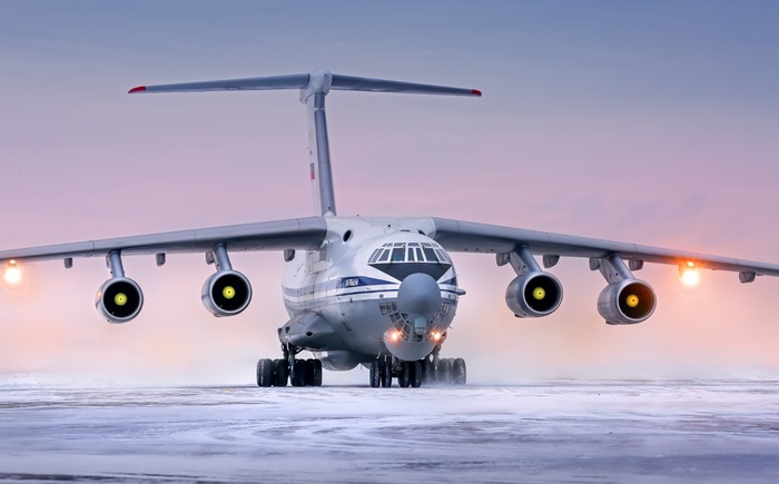 Ил-76 снабжен 4-мя двигателями ПС-90А/ Фото: rostec.ru