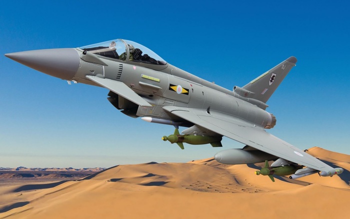 Eurofighter Typhoon находится на вооружении в девяти странах мира/ Фото: hornbyhobbies.com